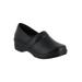 Wide Width Women's Lyndee Slip-Ons by Easy Works by Easy Street® in Black (Size 9 1/2 W)