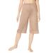 Plus Size Women's Snip-To-Fit Culotte by Comfort Choice in Nude (Size M) Full Slip