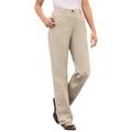 Plus Size Women's Perfect Cotton Back Elastic Jean by Woman Within in Natural Khaki (Size 28 T)