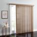 Wide Width Embossed Vertical Privacy Slat Blinds by BrylaneHome in Light Taupe (Size 66" W 84" L) 3.5 inch Slats Window Privacy Reversible