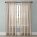 Wide Width BH Studio Crushed Voile Rod-Pocket Panel by BH Studio in Ecru (Size 51" W 84" L) Window Curtain