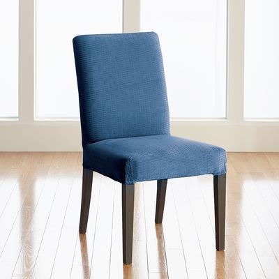 BH Studio Brighton Stretch Dining Room Chair Slipcover by BH Studio in Navy