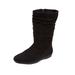 Extra Wide Width Women's The Aneela Wide Calf Boot by Comfortview in Black (Size 9 1/2 WW)