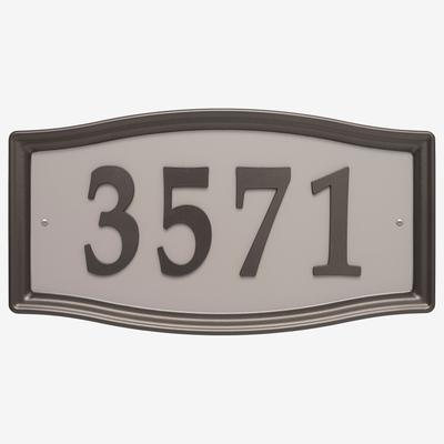 Easy Street Address Sign by Whitehall Products in Bronze