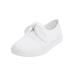 Wide Width Women's The Anzani Slip On Sneaker by Comfortview in White (Size 9 1/2 W)