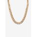 Men's Big & Tall 30" Curb-Link Necklace by PalmBeach Jewelry in Gold Tone