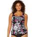Plus Size Women's Classic Tankini Top by Swimsuits For All in Garden Rose (Size 16)