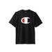 Men's Big & Tall Large Logo Tee by Champion® in Black (Size 4XLT)