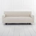 BH Studio Ikat Stretch Extra-Long Sofa Slipcover by BH Studio in Linen