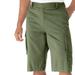 Men's Big & Tall 14" Side Elastic Cargo Shorts by KingSize in Safari Green (Size 48)
