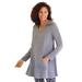 Plus Size Women's Hooded Tunic by Woman Within in Medium Heather Grey (Size 18/20)