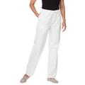 Plus Size Women's Drawstring Denim Wide-Leg Pant by Woman Within in White (Size 30 WP) Pants