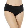 Plus Size Women's Chlorine Resistant Full Coverage Brief by Swimsuits For All in Black (Size 18)