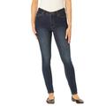 Plus Size Women's Comfort Curve Slim-Leg Jean by Woman Within in Dark Sanded Wash (Size 32 WP)