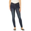 Plus Size Women's Comfort Curve Slim-Leg Jean by Woman Within in Dark Sanded Wash (Size 18 WP)