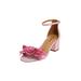 Wide Width Women's The Ona Sandal by Comfortview in Passion Pink (Size 9 W)