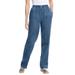 Plus Size Women's 7-Day Straight-Leg Jean by Woman Within in Medium Stonewash (Size 26 T) Pant