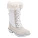 Women's The Eileen Waterproof Boot by Comfortview in White (Size 8 M)