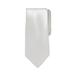 Men's Big & Tall KS Signature Extra-Long Satin Tie by KS Signature in White Necktie