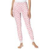 Plus Size Women's Thermal Pant by Comfort Choice in Vanilla White Heart (Size 2X) Long Underwear Bottoms
