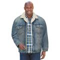 Men's Big & Tall Sherpa Trucker Jacket by Levi's in Mustard Wash (Size 4XL)