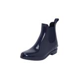 Wide Width Women's The Uma Rain Boot by Comfortview in Navy (Size 9 W)