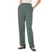 Plus Size Women's 7-Day Knit Straight Leg Pant by Woman Within in Pine (Size 2X)