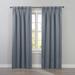 Wide Width BH Studio Room-Darkening Pinch Pleat Panel by BH Studio in Pewter (Size 35" W 72" L) Window Curtain