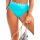 Plus Size Women's High Waist Bikini Bottom by Swimsuits For All in Crystal Blue (Size 16)