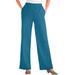 Plus Size Women's 7-Day Knit Wide-Leg Pant by Woman Within in Deep Teal (Size 4X)