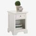 Naples White Night Stand by Homestyles in White