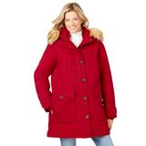 Plus Size Women's The Arctic Parka by Woman Within in Classic Red (Size 4X) Coat