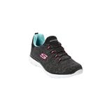 Wide Width Women's The Summits Quick Getaway Slip On Sneaker by Skechers in Black Wide (Size 9 1/2 W)