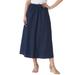 Plus Size Women's Drawstring Denim Skirt by Woman Within in Indigo (Size 30 W)