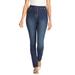 Plus Size Women's Stretch Slim Jean by Woman Within in Midnight Sanded (Size 34 WP)
