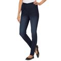 Plus Size Women's Fineline Denim Jegging by Woman Within in Indigo Sanded (Size 24 WP)