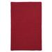 Simple Home Solid Rug by Colonial Mills in Sangria (Size 2'W X 9'L)