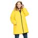 Plus Size Women's Hooded Slicker Raincoat by Woman Within in Primrose Yellow (Size 2X)