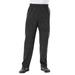 Men's Big & Tall Fleece Open-Bottom Sweatpants by KingSize in Black White Marl (Size 4XL)