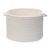 Simply Home Solid Basket by Colonial Mills in White (Size 24X24X14)