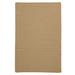 Simple Home Solid Rug by Colonial Mills in Sand (Size 2'W X 3'L)
