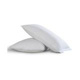 All-In-One Pillow Protector with Bed Bug Blocker 2-Pack by Levinsohn Textiles in White (Size STAND QUEEN)