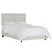 Stripe Border Bed by Skyline Furniture in Stripe Taupe (Size KING)