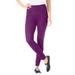 Plus Size Women's Stretch Cotton Legging by Woman Within in Plum Purple (Size 5X)