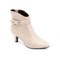 Extra Wide Width Women's The Corrine Bootie by Comfortview in Oyster Pearl (Size 9 1/2 WW)