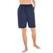 Plus Size Women's Taslon® Cover Up Board Shorts with Built-In Brief by Swim 365 in Navy (Size 18/20) Swimsuit Bottoms