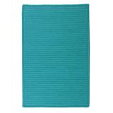 Simple Home Solid Rug by Colonial Mills in Turquoise (Size 8'W X 8'L)