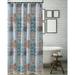 Wide Width Key West Seafoam Shower Curtain by Greenland Home Fashions in Seafoam (Size 72" W 72" L)