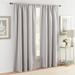 Wide Width Sunset European Matelassé Window Panel Pair by Sky Home in Gray (Size 50" W 84" L)