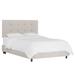 Tufted Bed by Skyline Furniture in Premier Platinum (Size CALKNG)